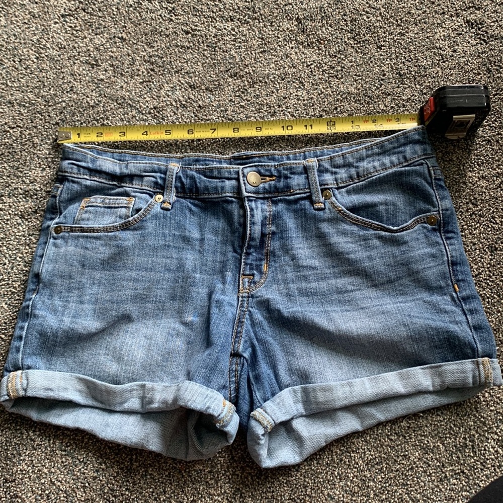 Mid Rise Jean Shorts - Picture 5 of 6